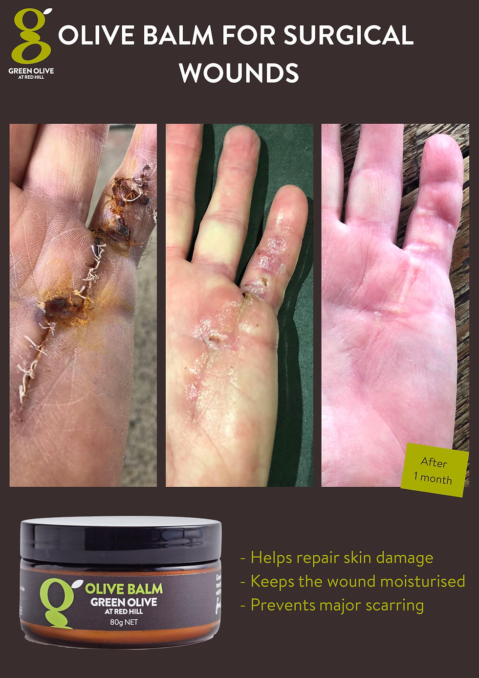 縮圖：Green Olive  - 橄欖油滋潤舒緩膏Olive Balm15g