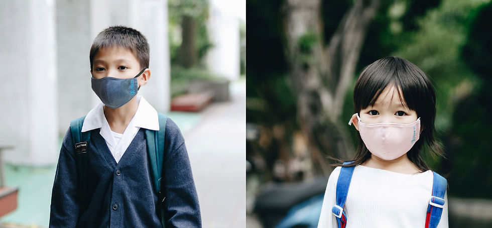 縮圖：Xpure淨對流 抗霾PM2.5布織口罩-兒童款  Anti-Pollution Mask -Basic Type for Kids​​