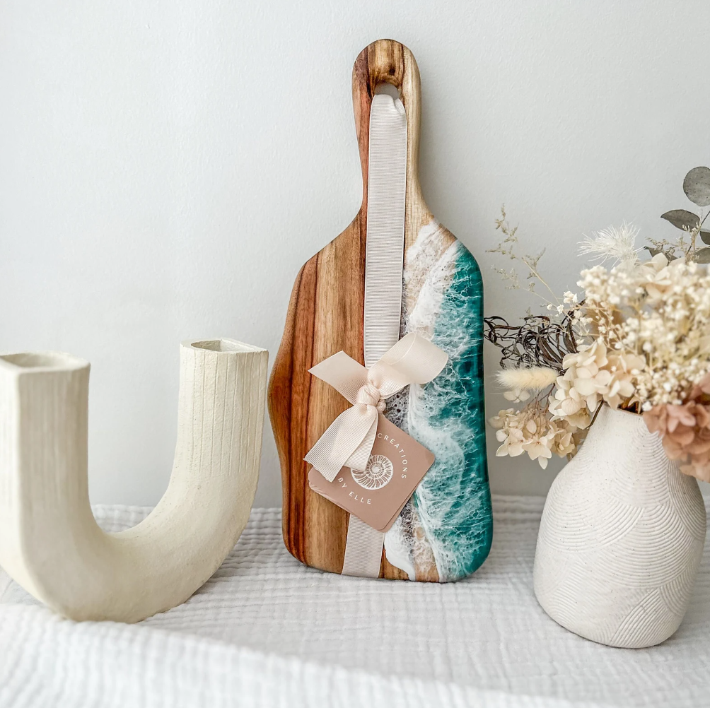 ART CREATIONS BY ELLE 木托盤砧板 (澳洲藝術家手工制品) Cheese & Charcuterie Boards