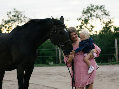 The Barn Through Her Eyes: Motherhood, Horses & Learning to Let Go