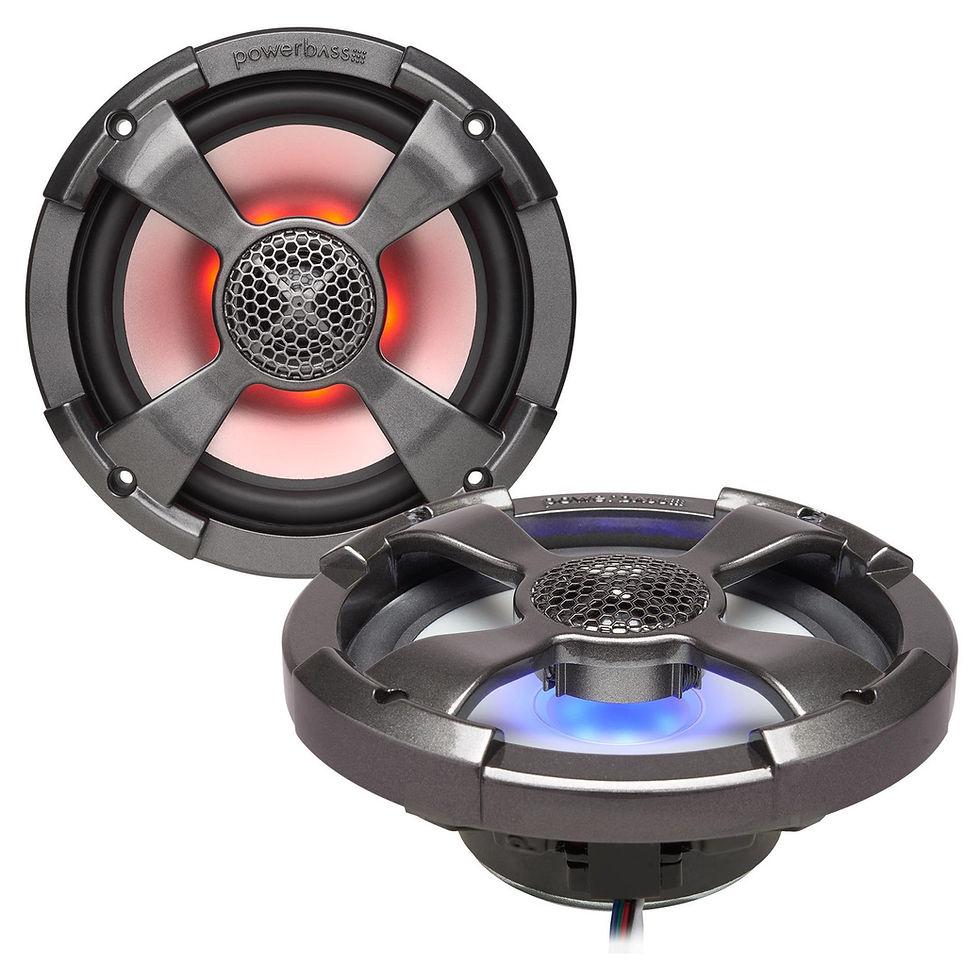 Thumbnail: Powerbass XL-62SST 6.5" Coaxial Speakers with RGB Illumination