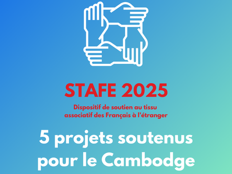 Résultats de la campagne de subventions STAFE 2025 - Soutien aux Associations Françaises