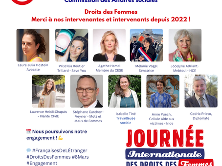 Violences intra-familiales, violences conjugales, mobilisation générale pour les Françaises de l'étranger.