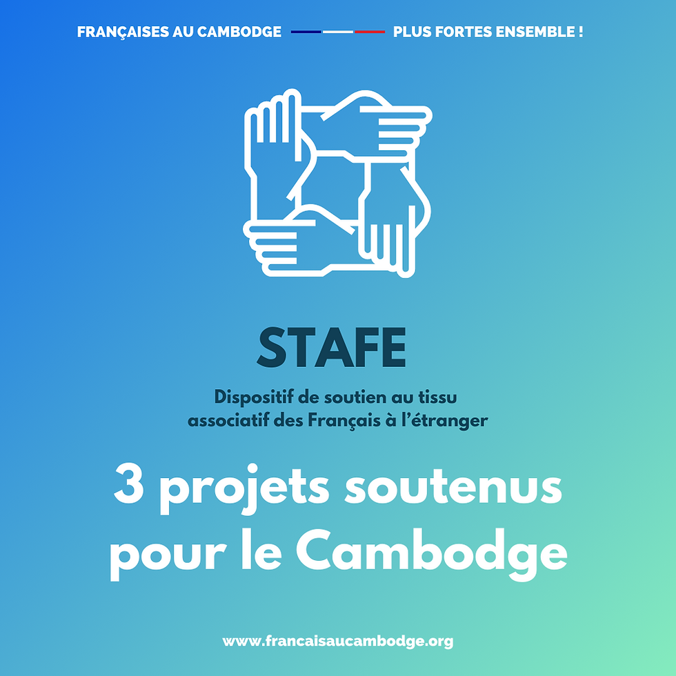 STAFE subvention Association Française au Cambodge