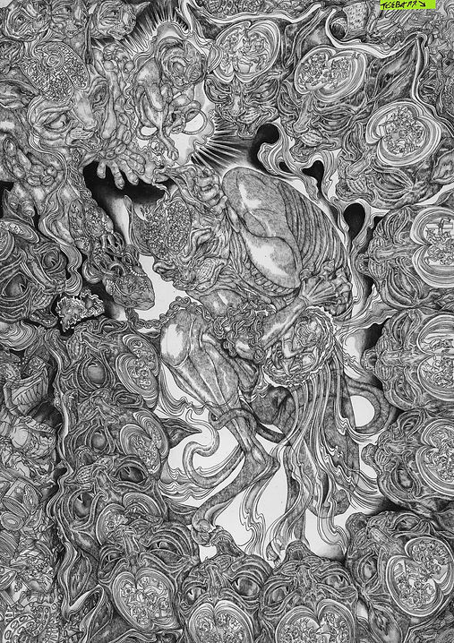 tesebat drawing memory bad inside voices love yourself to blame dark relationship