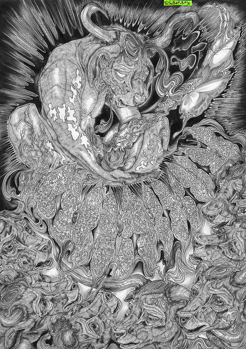 tesebat drawing into my head family projection love