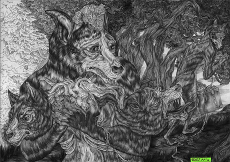 tesebat drawing memory perception rupture break up heart broken love voices inside