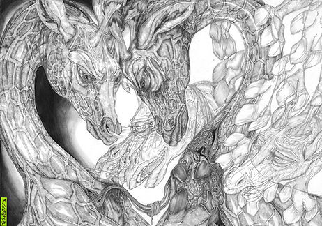 tesebat drawing memory dark jealousy connection broken heart