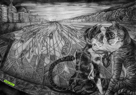 tesebat drawing memory different paths love story direction relationship