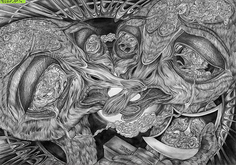 tesebat drawing memory perception ghost love naivete