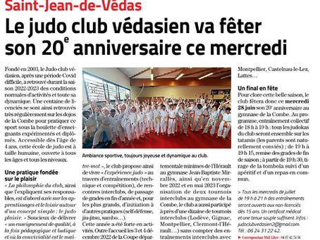 20 ANS DU CLUB, MIDI LIBRE EN PARLE !