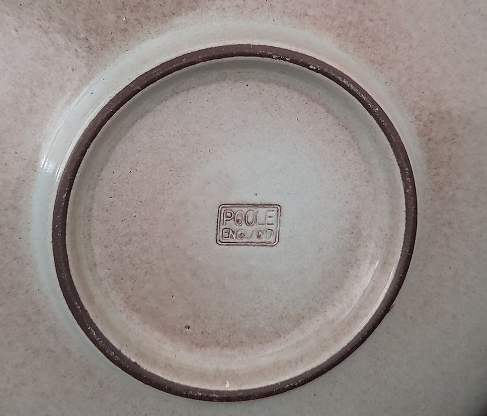 Thumbnail: Poole Delphis Black Clay Plate