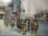 FDNY heading in to the Wold Trade Center on September 11th