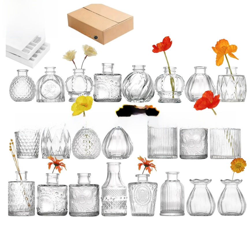 Thumbnail: European Style Glass Decorative Vases