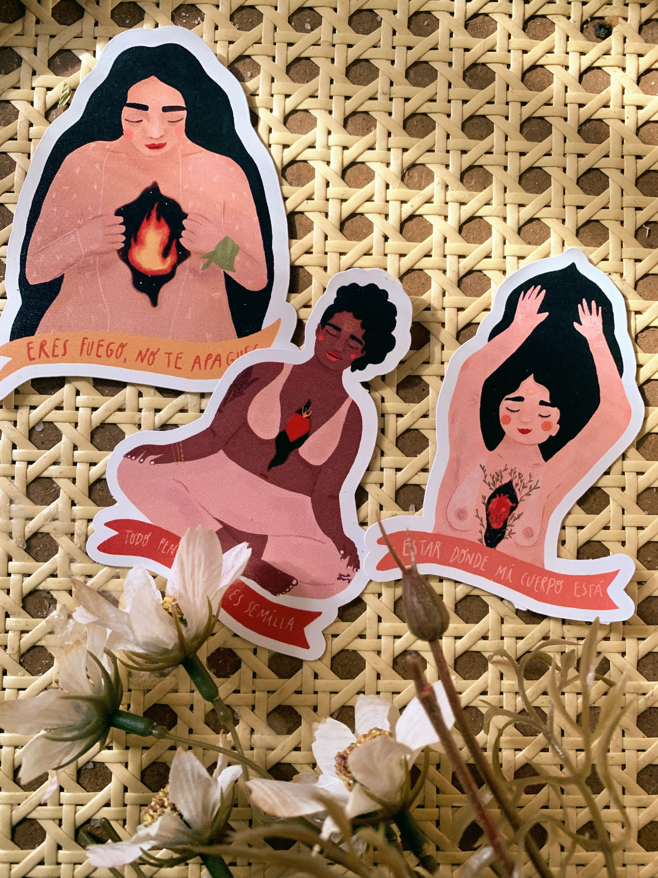 Set de Stickers Mujeres