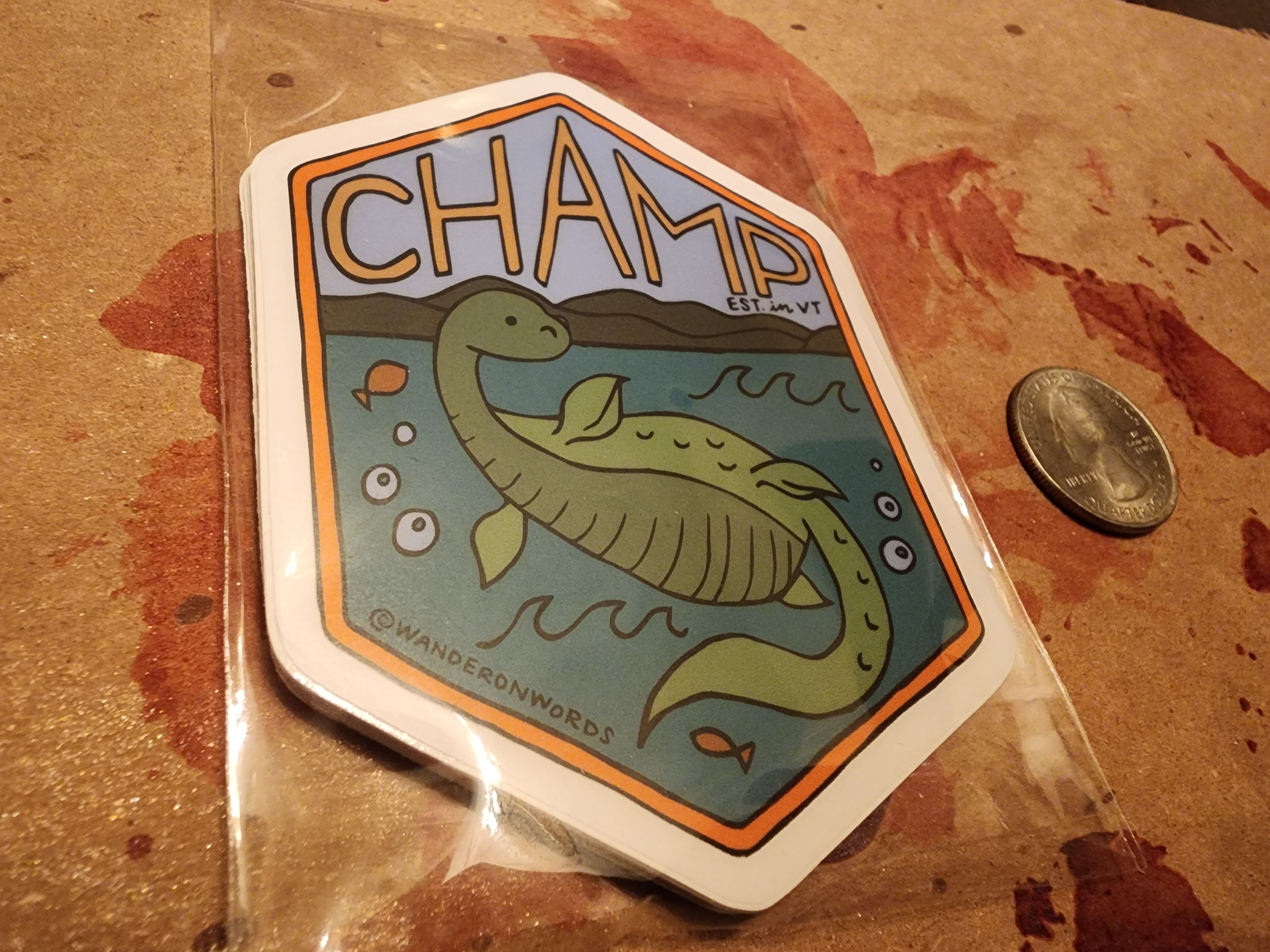 Champ Sticker