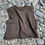 Thumbnail: british wool vest | undyed brown