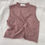 Thumbnail: british wool vest | dusty pink