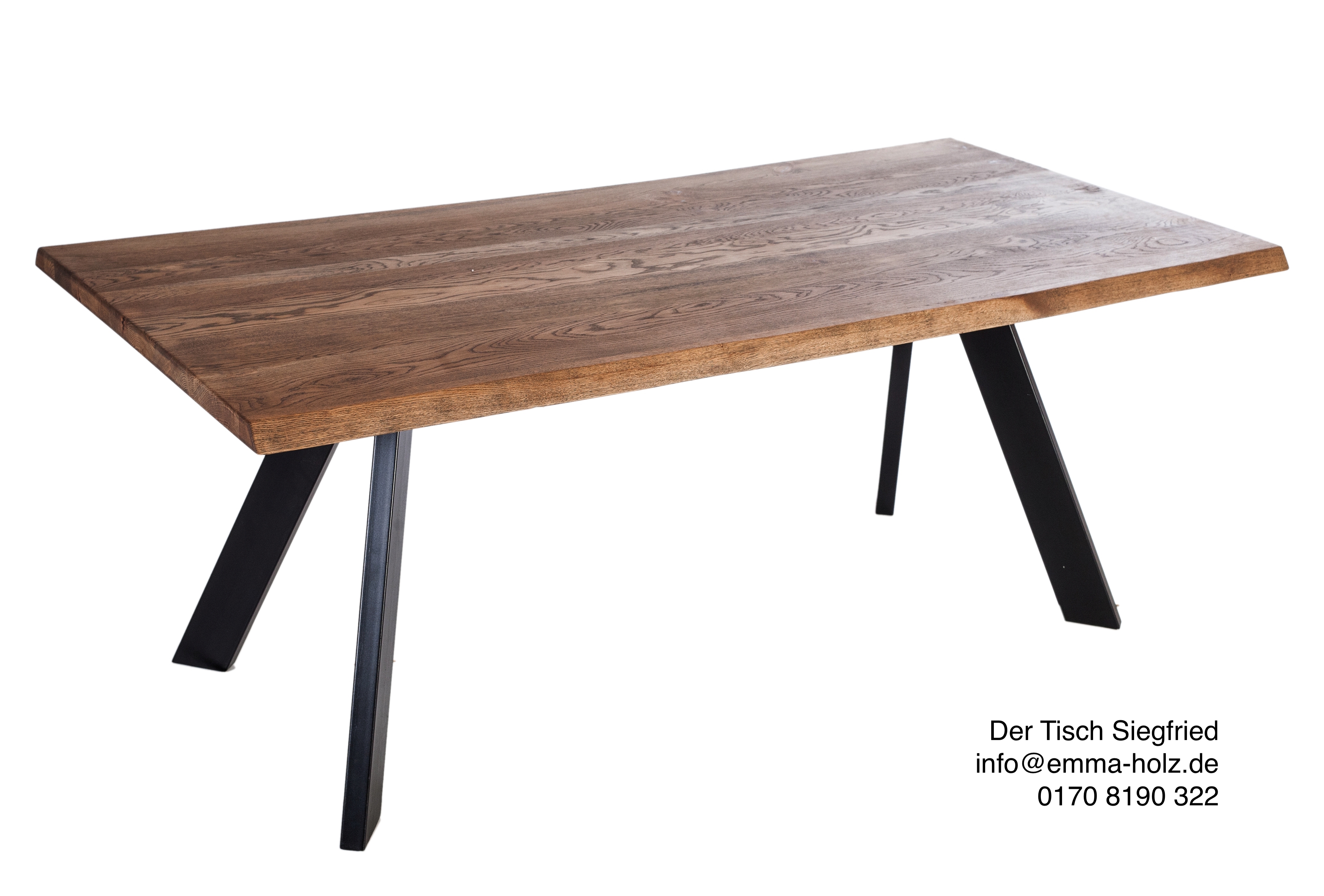 Emma Holz Designer Massive Tische Eichen Leimholzplatten