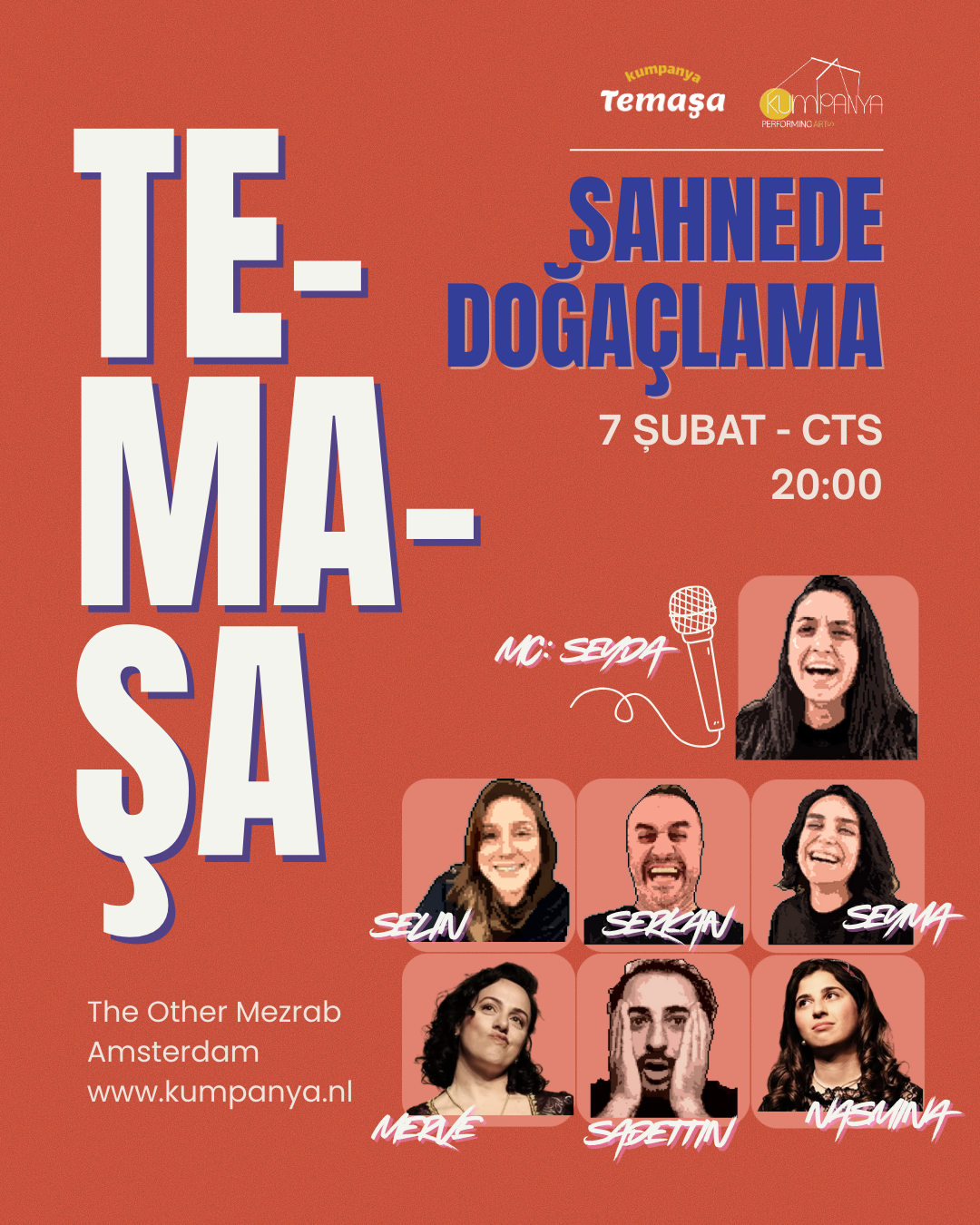 Sahnede Doğaçlama Gecesi (Amsterdam) afişi