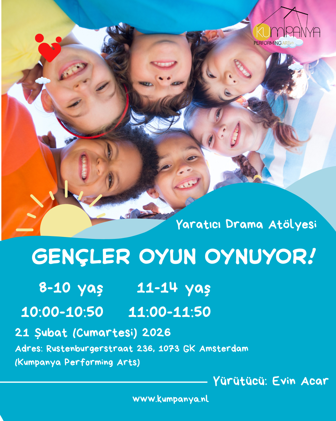 Yaratıcı Drama Atölyesi (11-14Yaş) afişi