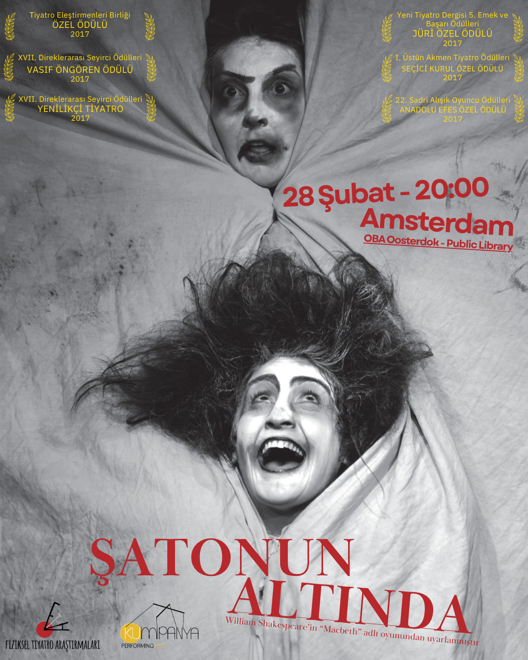 ŞATONUN ALTINDA/ FİZİKSEL TİYATRO ARAŞTIRMALARI afişi