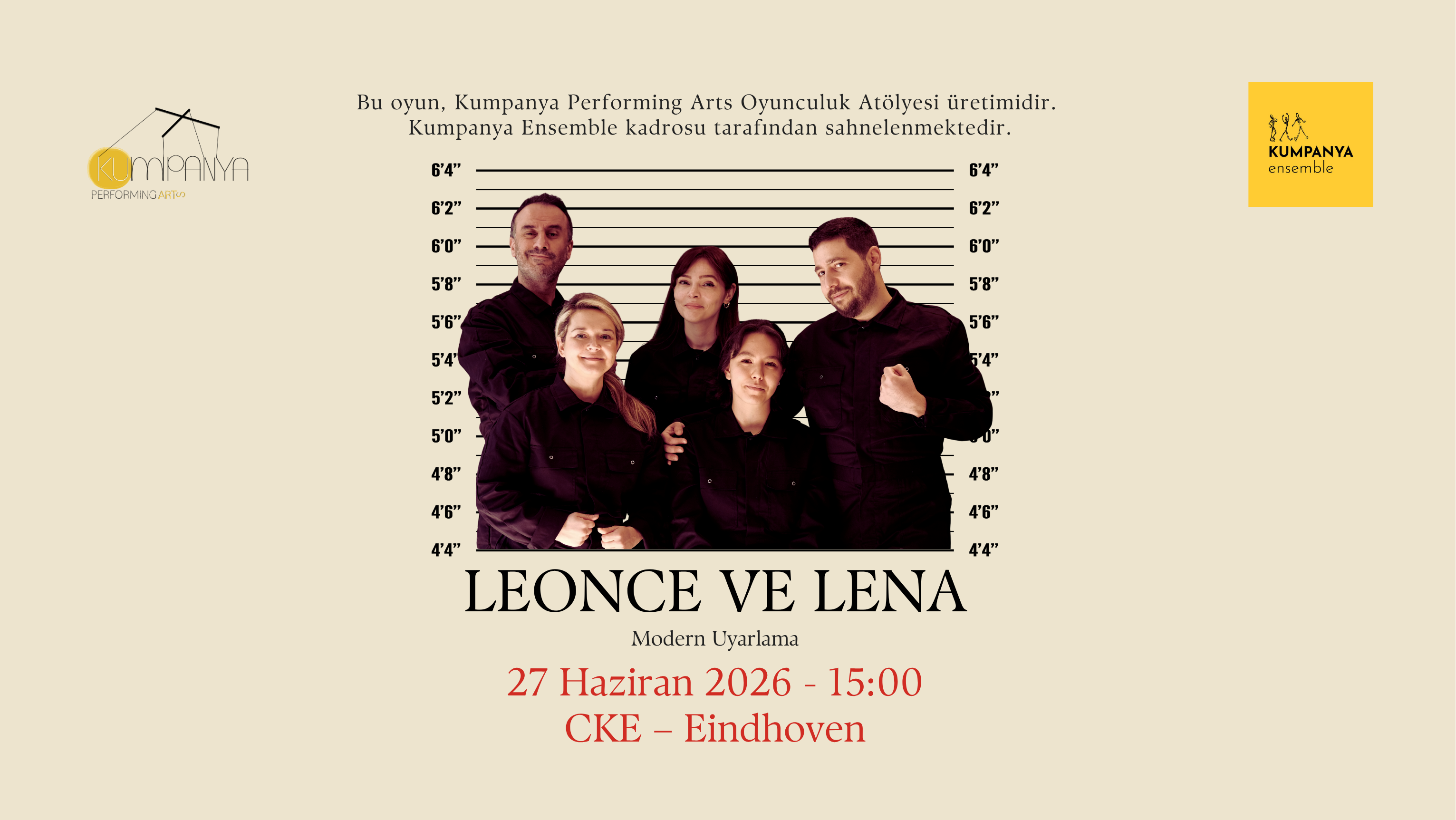 LEONCE ve LENA (Eindhoven) afişi
