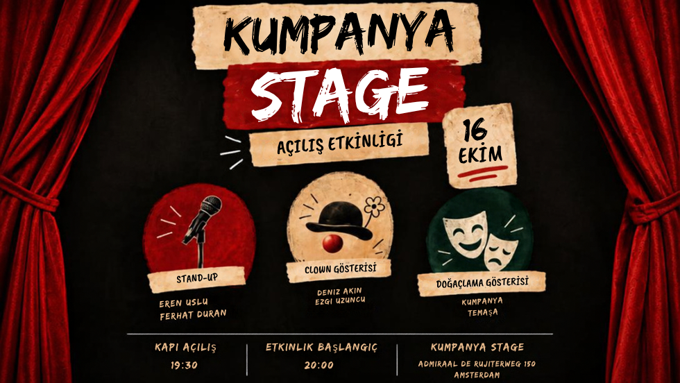 Kumpanya Stage Açılış Gecesi ❤️ afişi