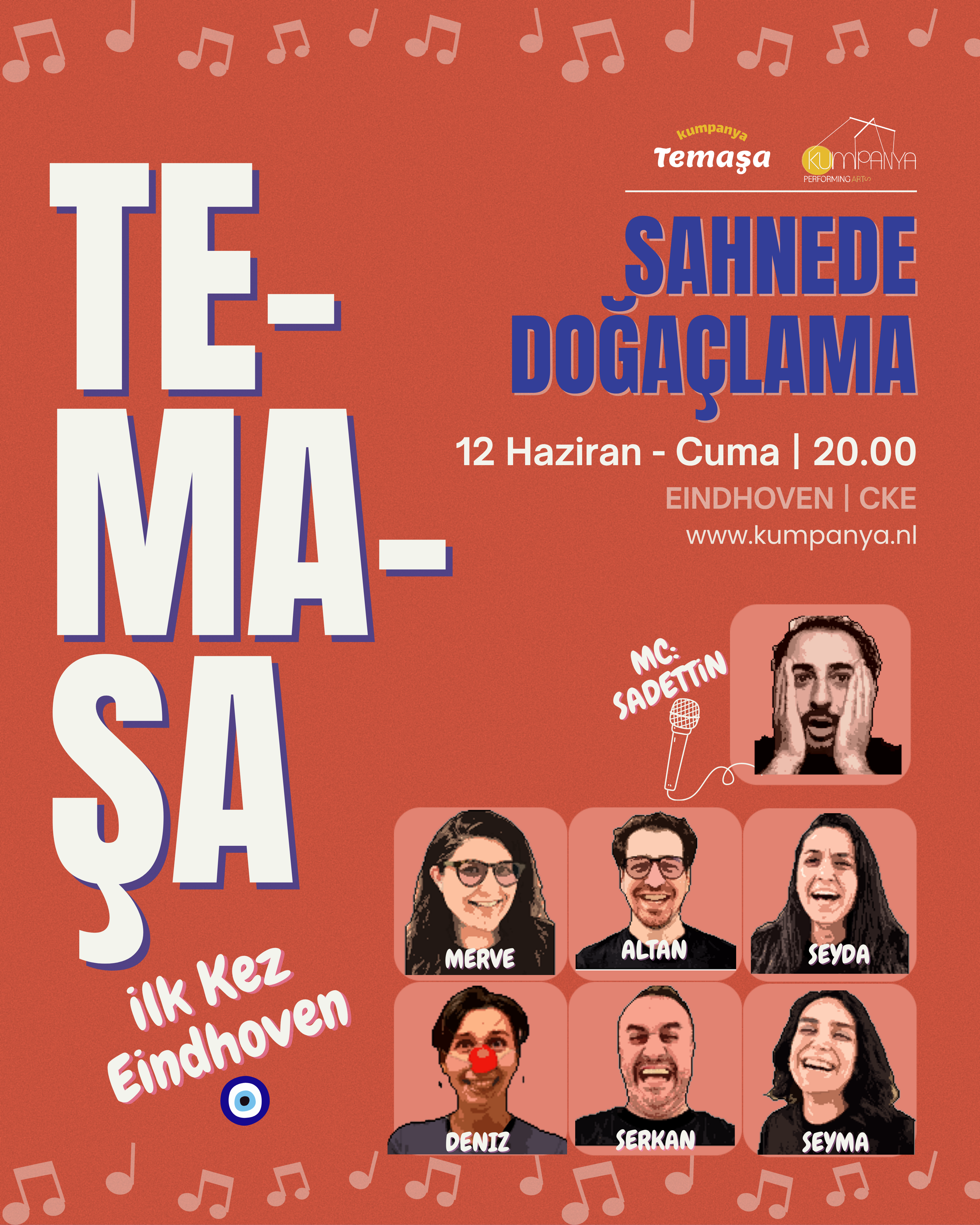 Sahnede Doğaçlama Gecesi (EINDHOVEN) afişi