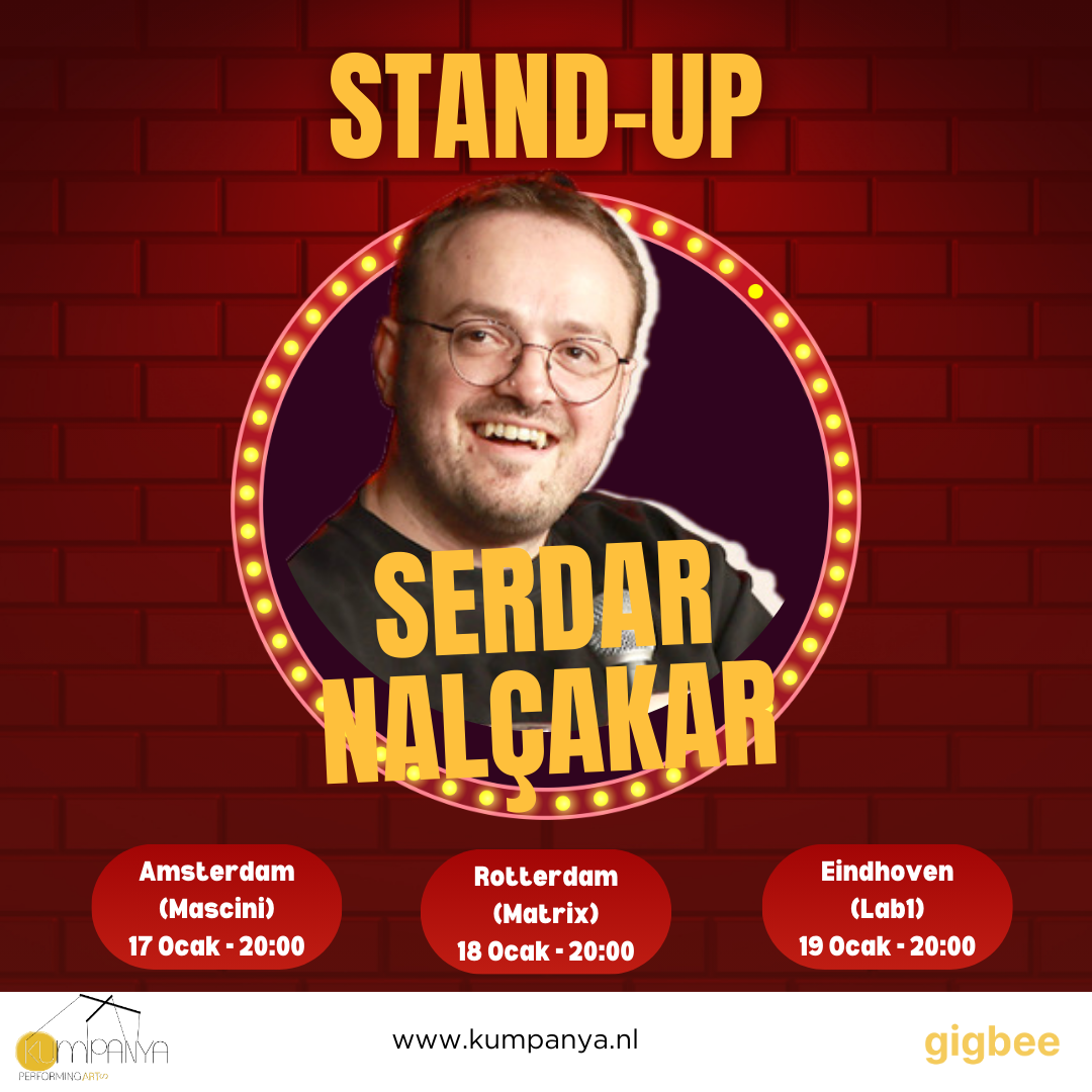 Serdar Nalçakar Stand up (Amsterdam) afişi