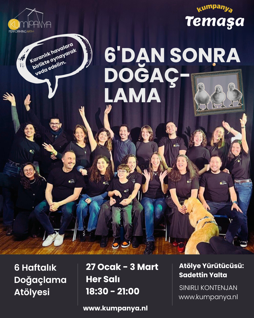 6’dan Sonra Doğaçla (Doğaçlama Atölyesi) afişi