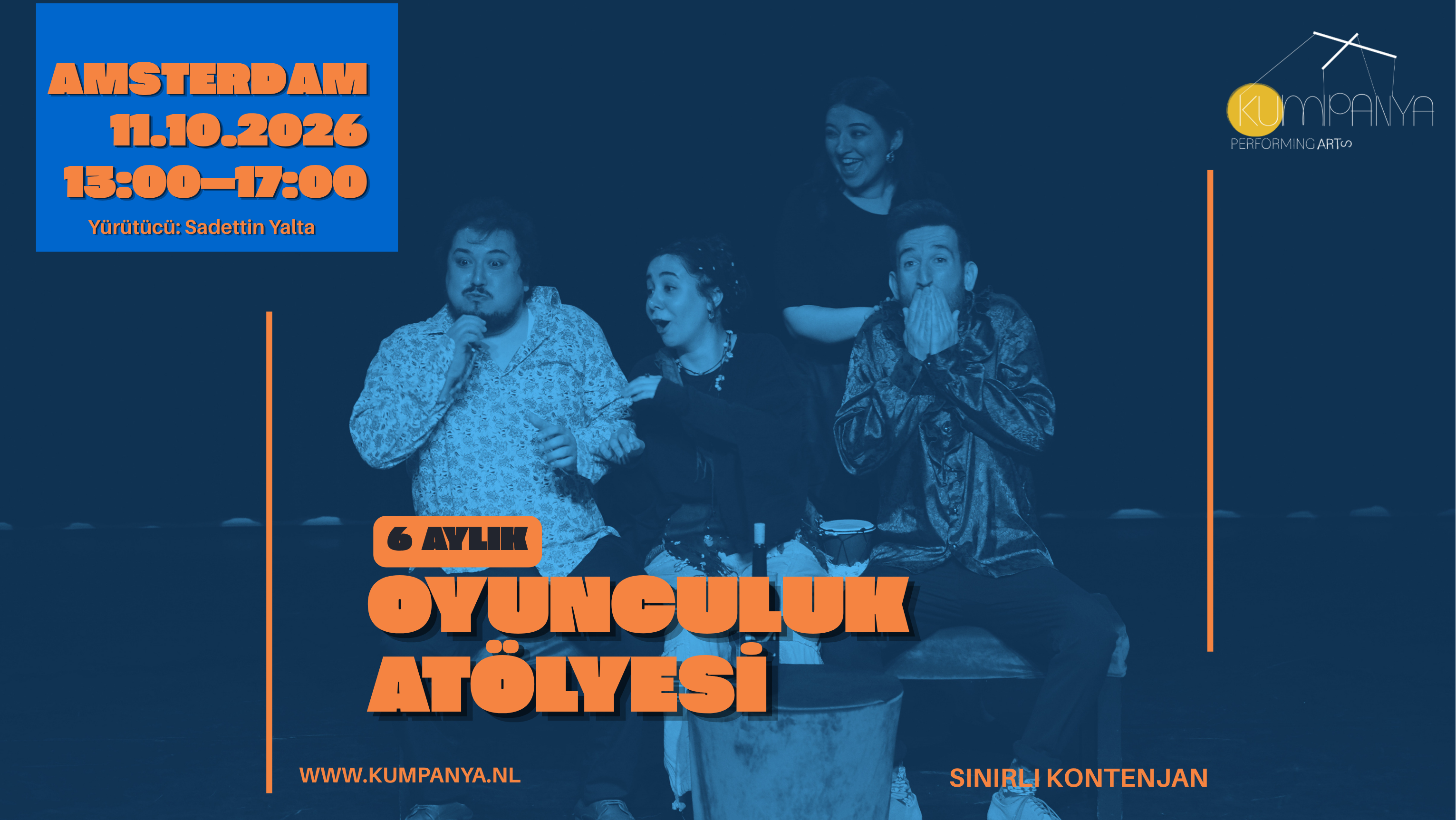 OYUNCULUK ATÖLYESİ – AMSTERDAM afişi