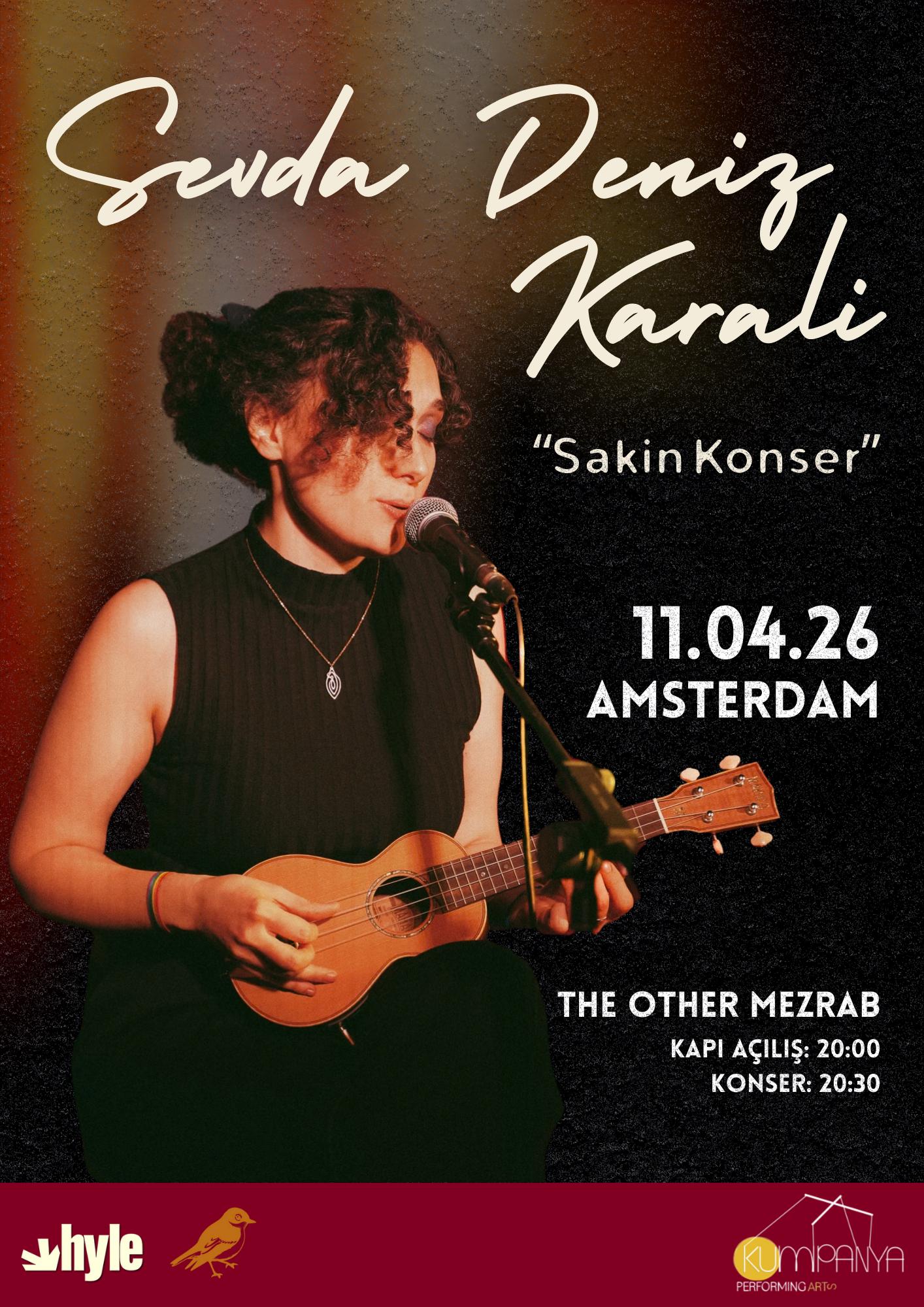 Sevda Deniz Karali - Sakin Konser afişi