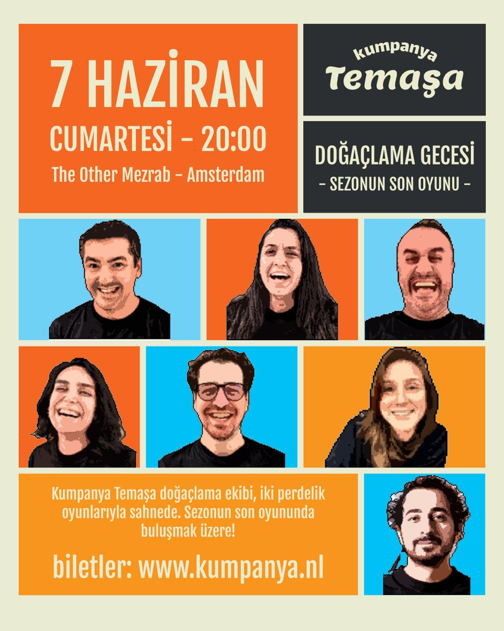 Sahnede Doğaçlama Gecesi (Amsterdam) afişi
