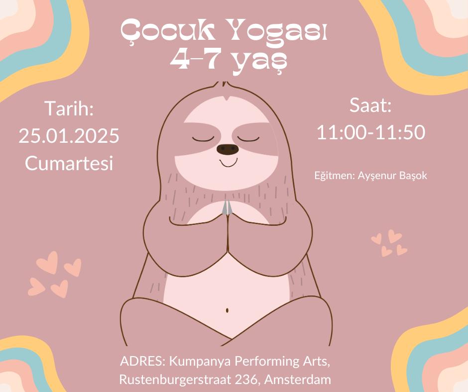 Çocuklar İçin Yoga Atölyesi 🌟 afişi