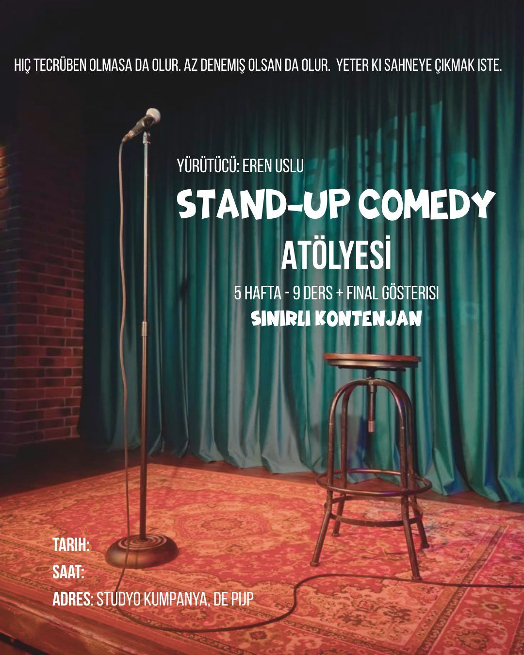 Stand-Up Atölyesi afişi