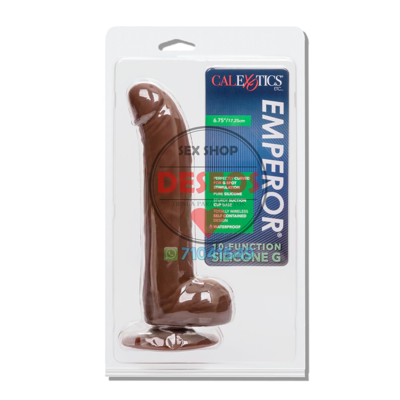 EMPEROR VIBRADOR BROWN SILICONE G