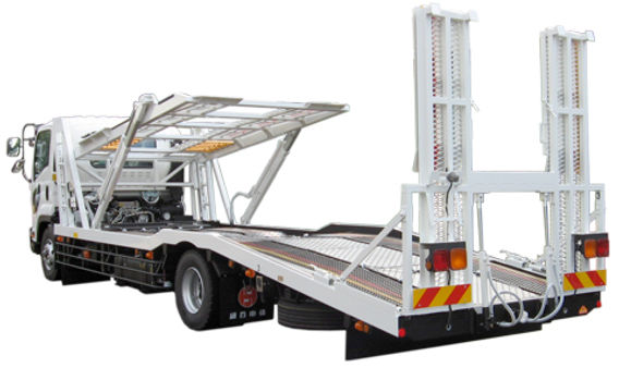 211948 2トン車用 積載車 キャリアカー 荷台 5740×2185 ウインチ付き