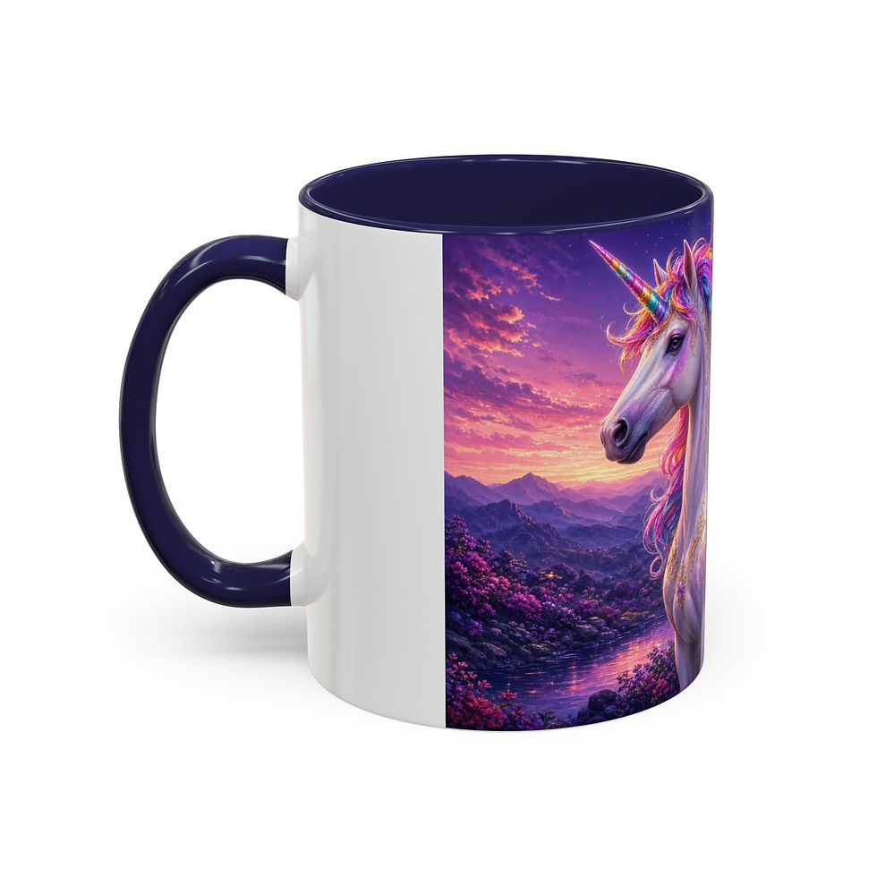 Thumbnail: Mystical Rainbow Unicorn Coffee Mug