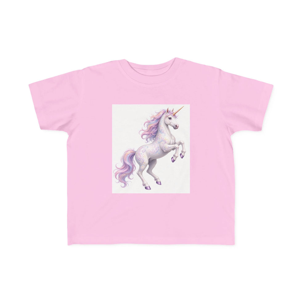 Thumbnail: Toddler Unicorn T-Shirt – Whimsical Fantasy Tee for Little Girls