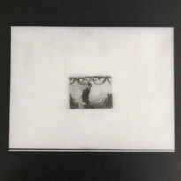 dessin graphite risographié sur papier pergamon