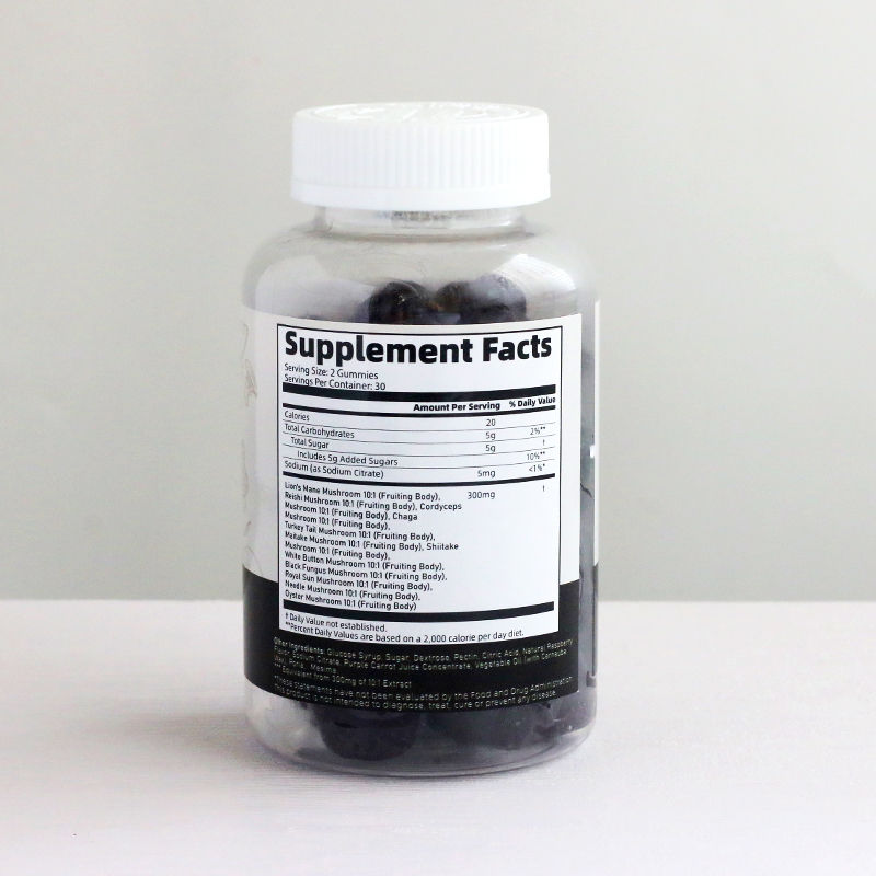 Miniaturbild: Lite Supply Mushroom Gummies 12 Blend - Mushroom Complex - Brain Booster