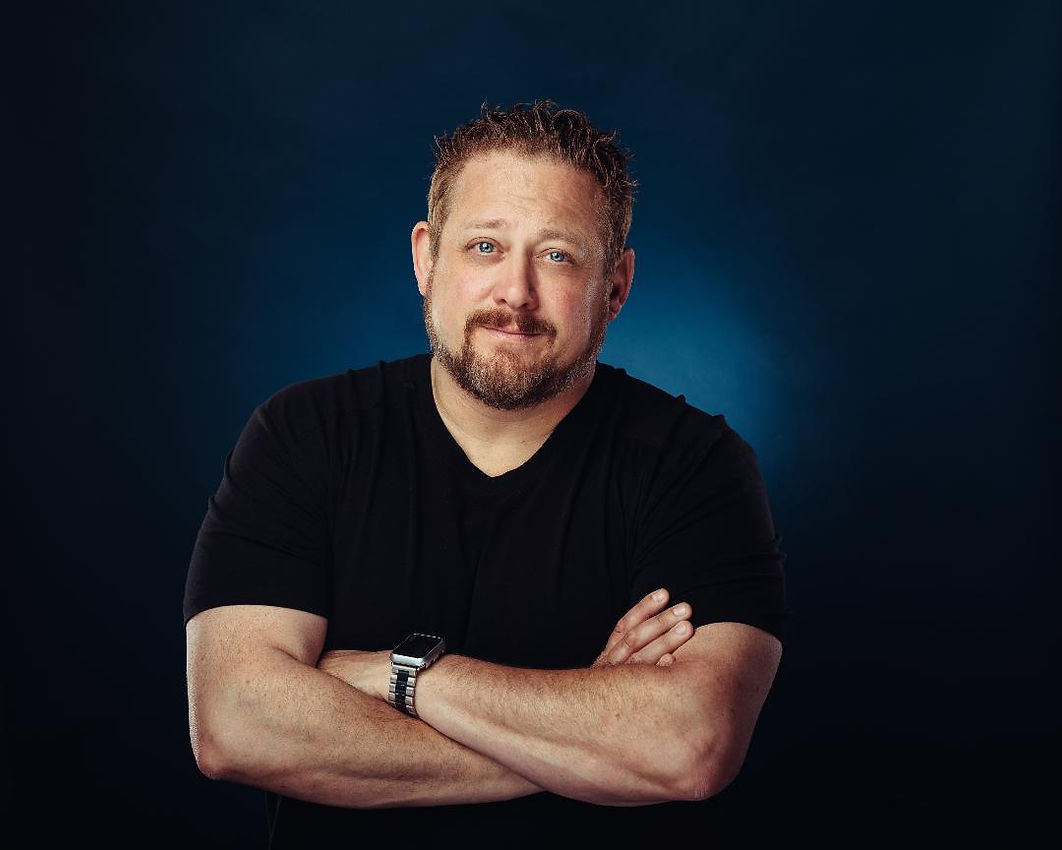 Comedian Andy Gunnin’s official press headshot.