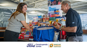 Concesionarios de Ford Puerto Rico invitan a la comunidad a unirse a su campaña mundial de recolección de alimentos