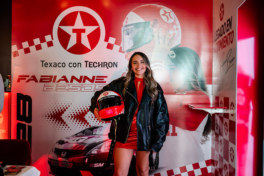 Fabianne Besosa inicia nueva etapa junto a Texaco con Techron