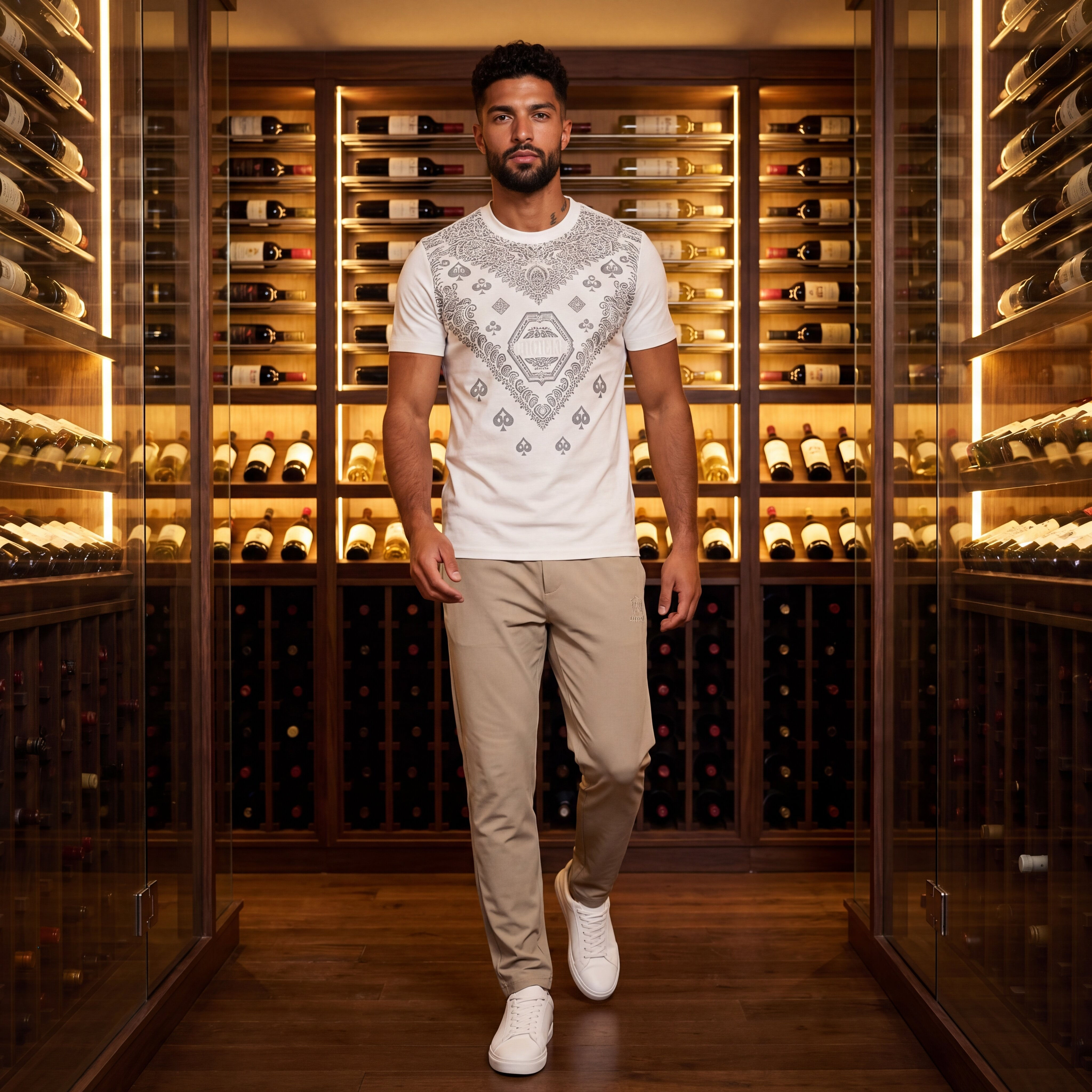 ICONIC Ivory Royal Bandana Tee