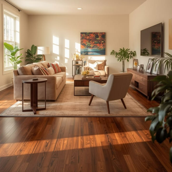 A clean sitting area