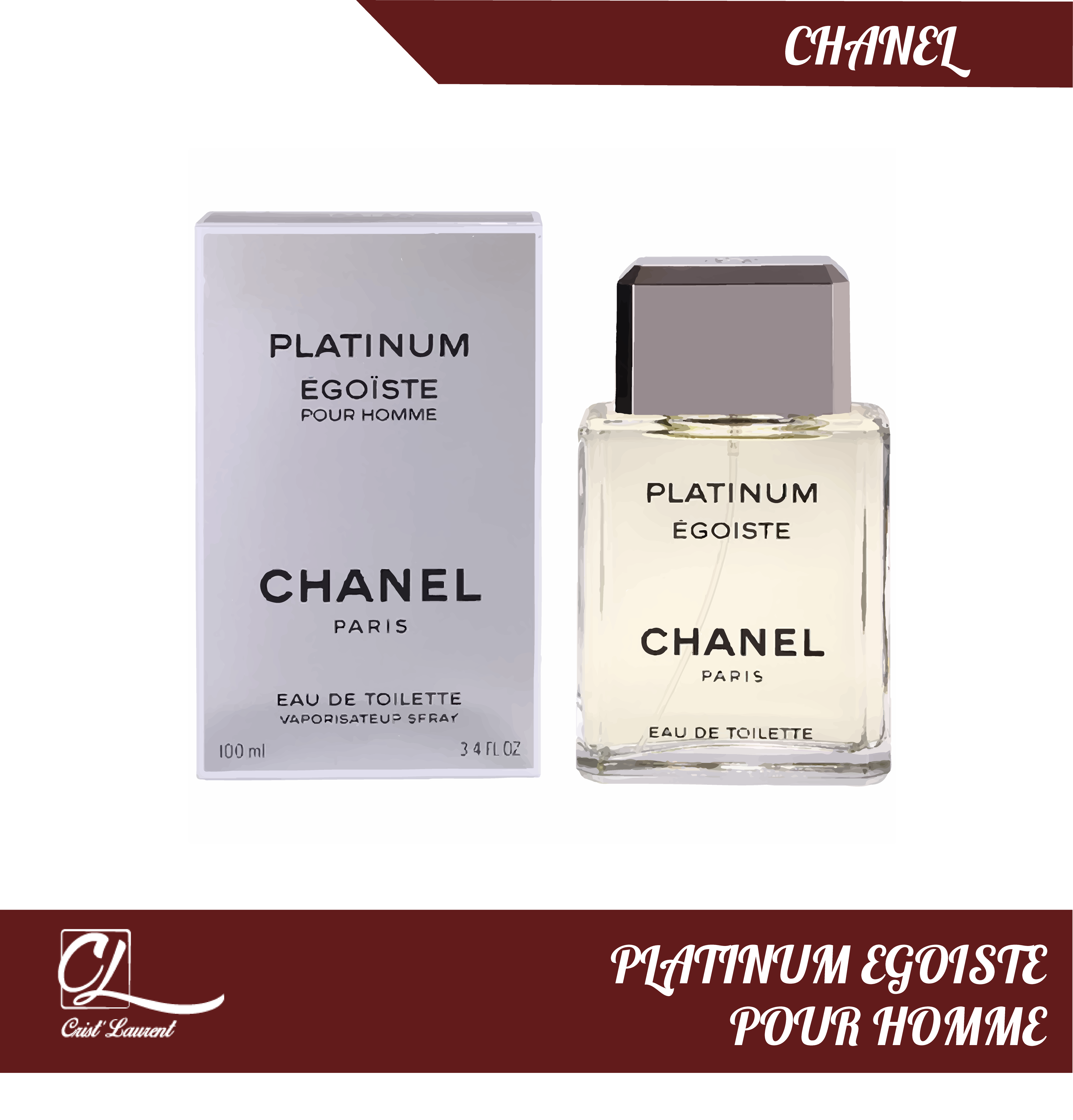 Platinum Egoiste Pour Homme de Chanel x 100ml