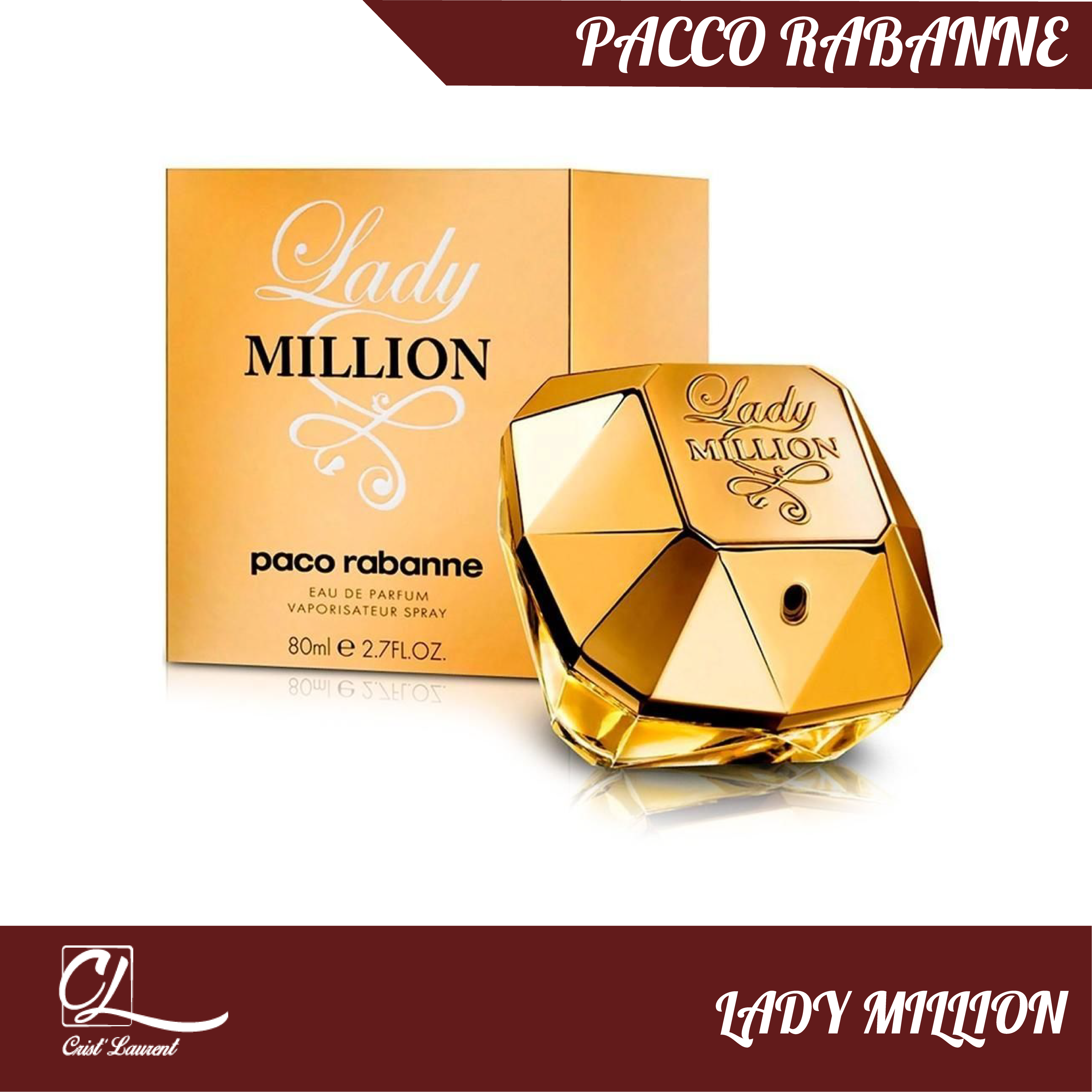 Lady Million de Paco Rabanne x 80ml