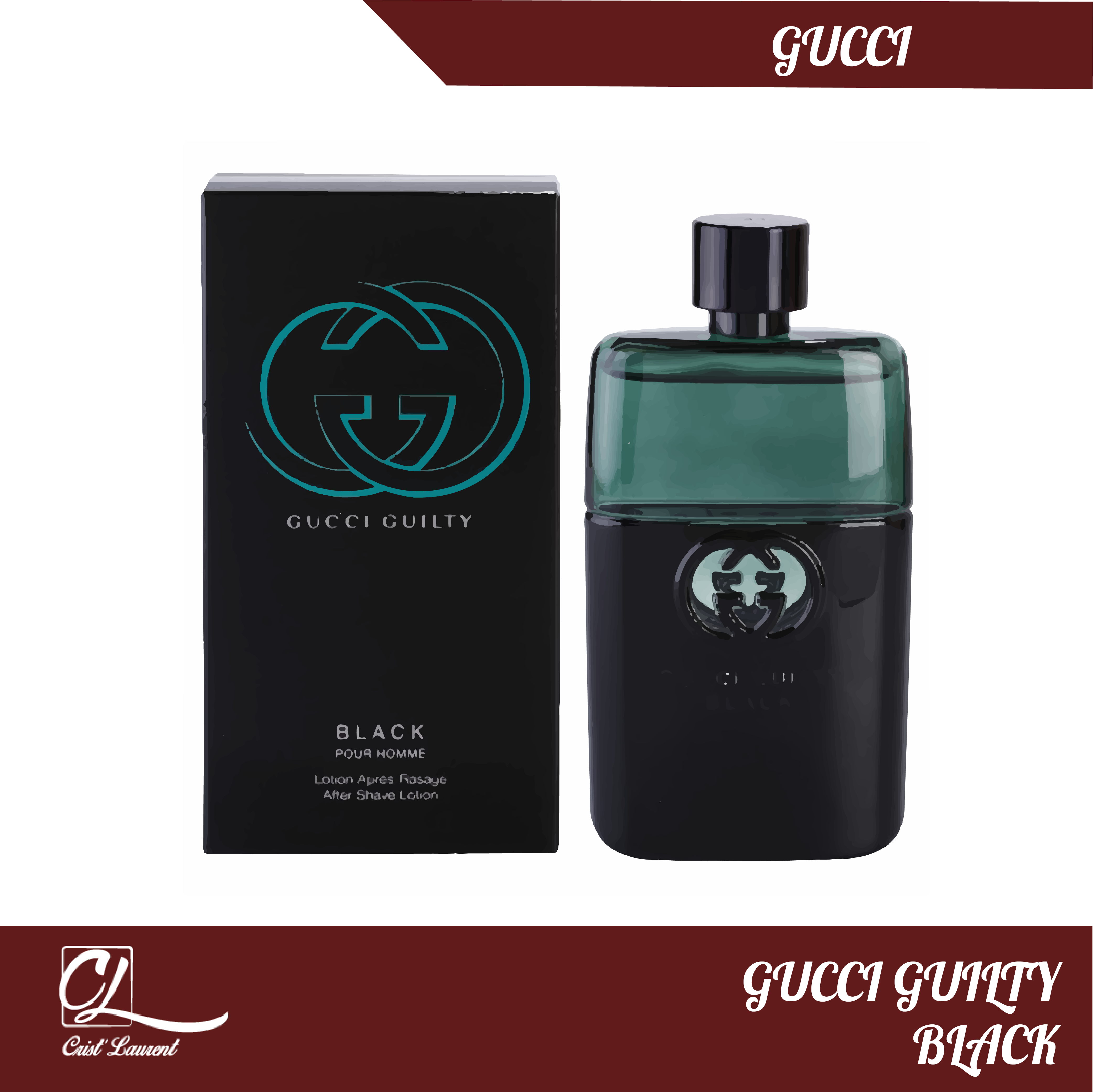 Guilty Black Pour Homme de Gucci x 90ml